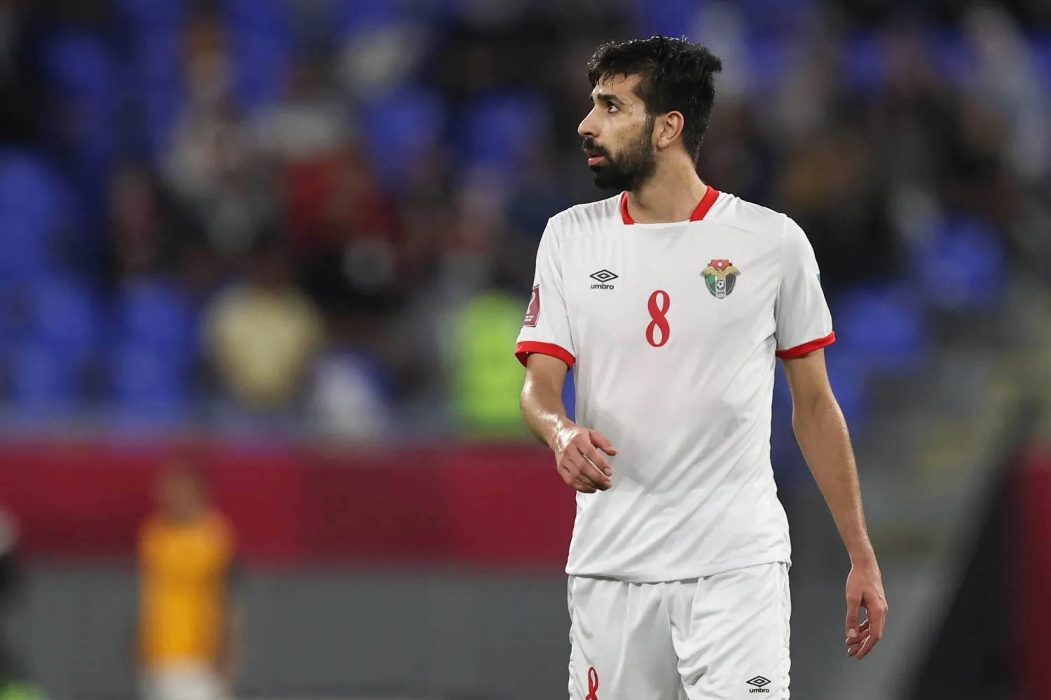 نور الروابدة لاعب منتخب الأردن يغيب للإصابة (غيتي)