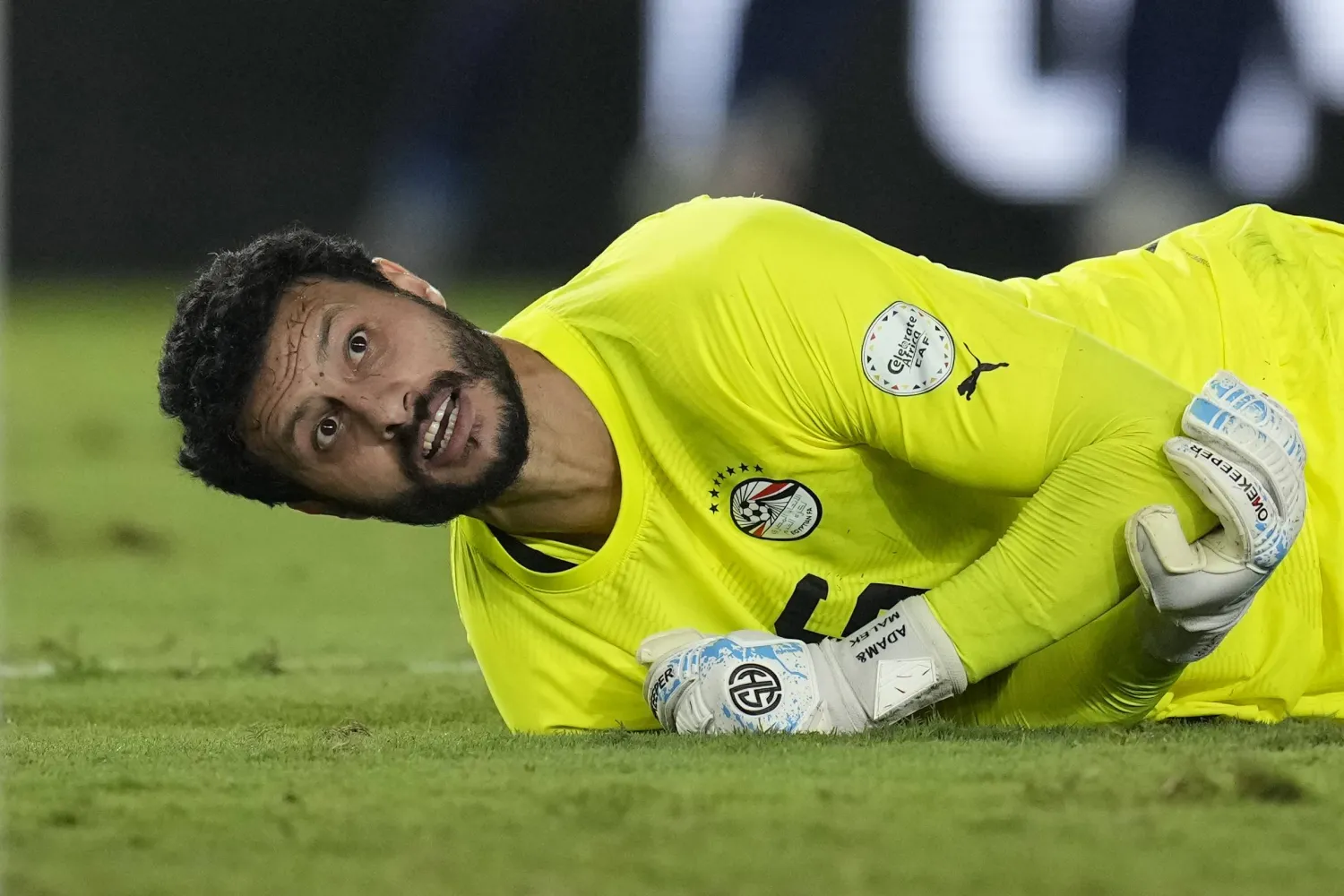 الشناوي تعرض لإصابة في الكتف (أ.ب)