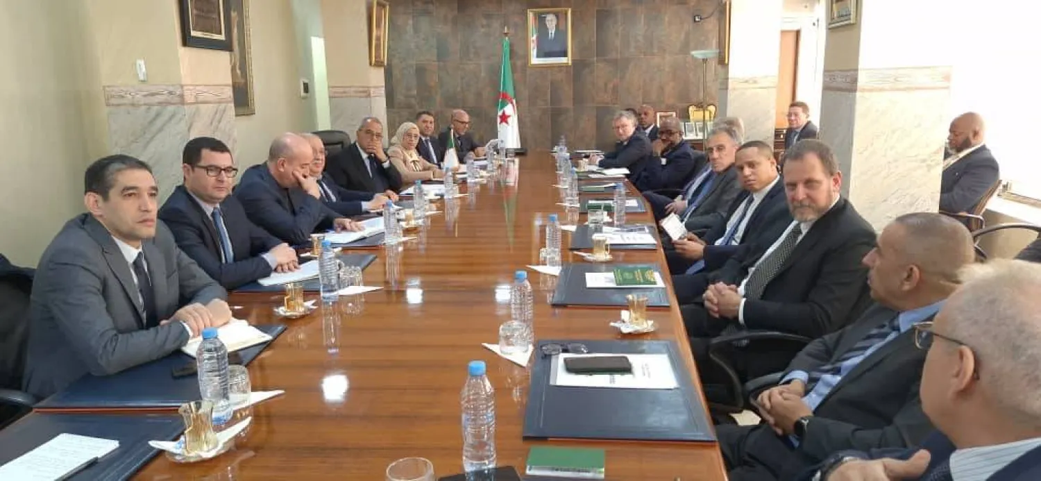 اجتماع للوفد الاقتصادي الأميركي في وزارة الصناعة الجزائرية (وزارة الصناعة)