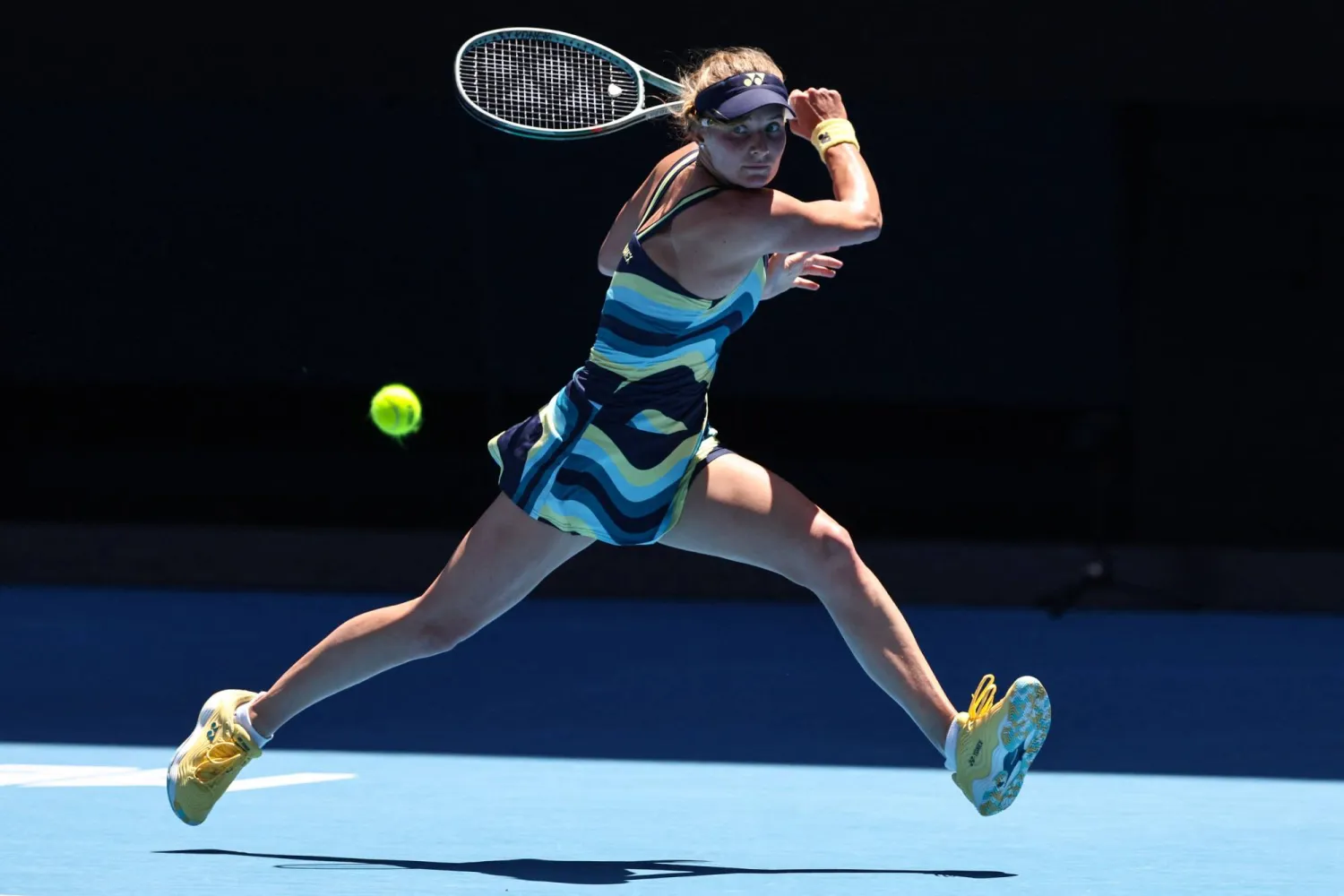 الأوكرانية ديانا ياستريمسكا (أ.ف.ب)