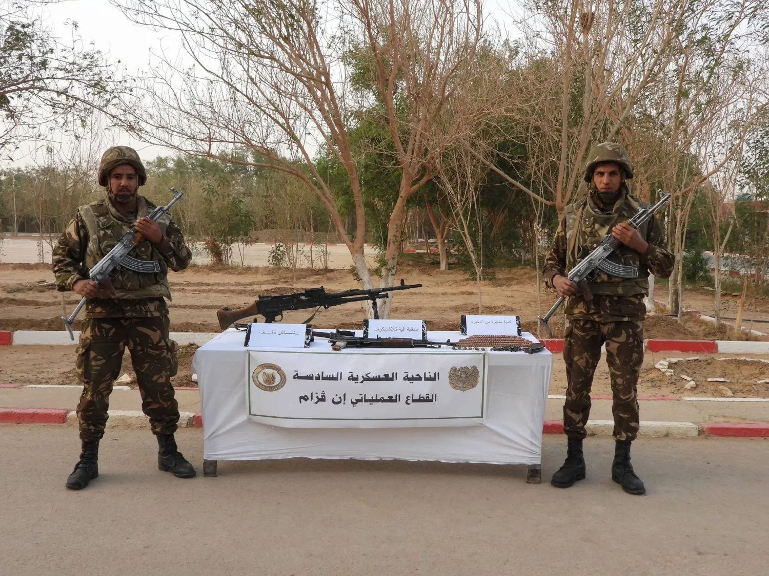 جانب من حصيلة عمليات الجيش الجزائر خلال شهر يناير 2024 (وزارة الدفاع)