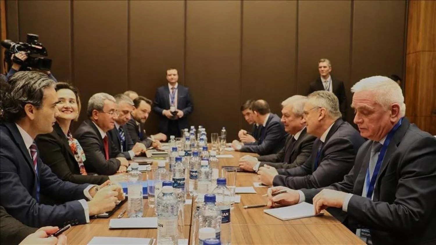 جانب من أعمال اجتماع «أستانا 21» (الأناضول)