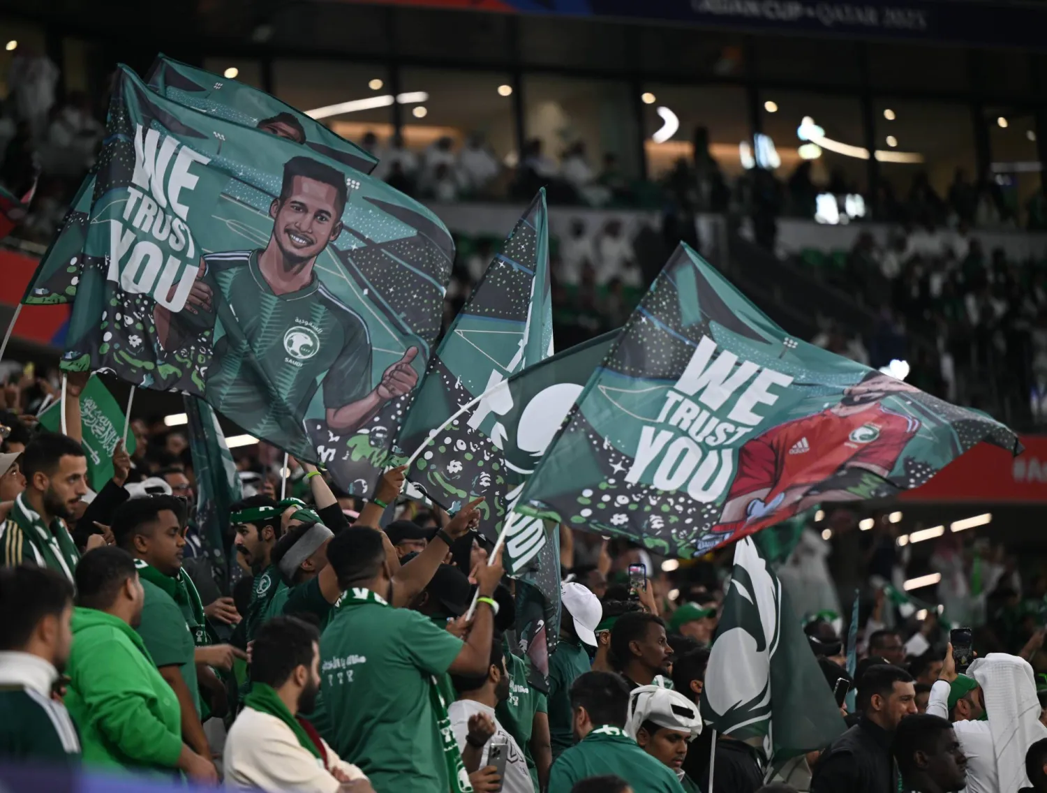 الجماهير السعودية سجلت حضورا كبيرا خلف الأخضر في البطولة (تصوير: بشير صالح)