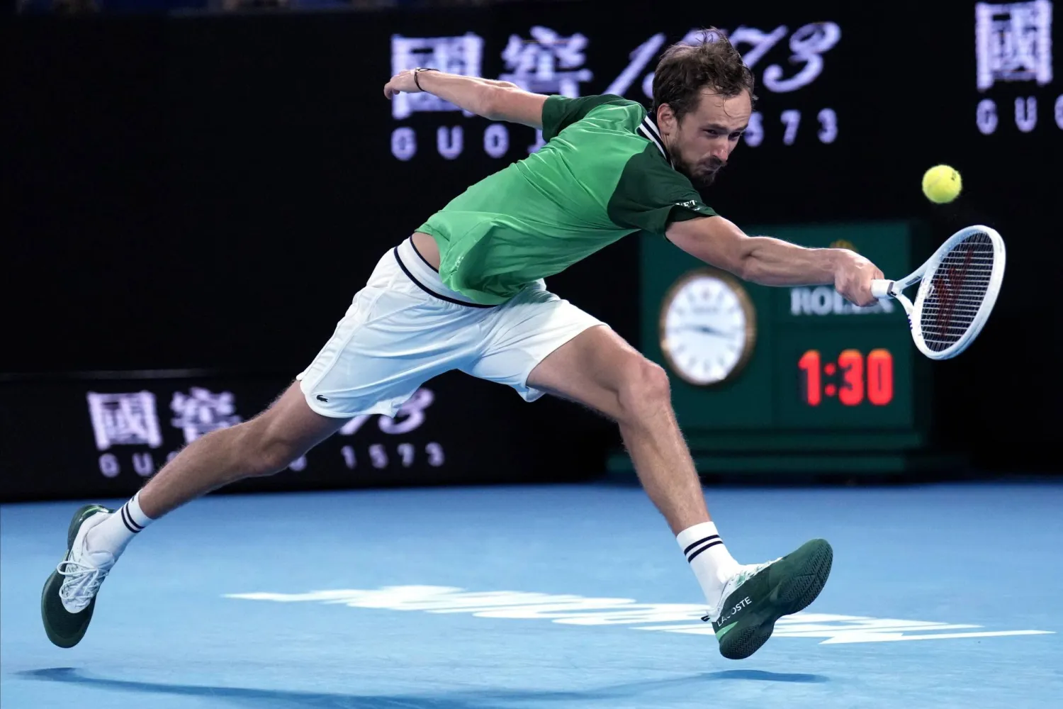 ميدفيديف تألق في المواجهة (أ.ب)