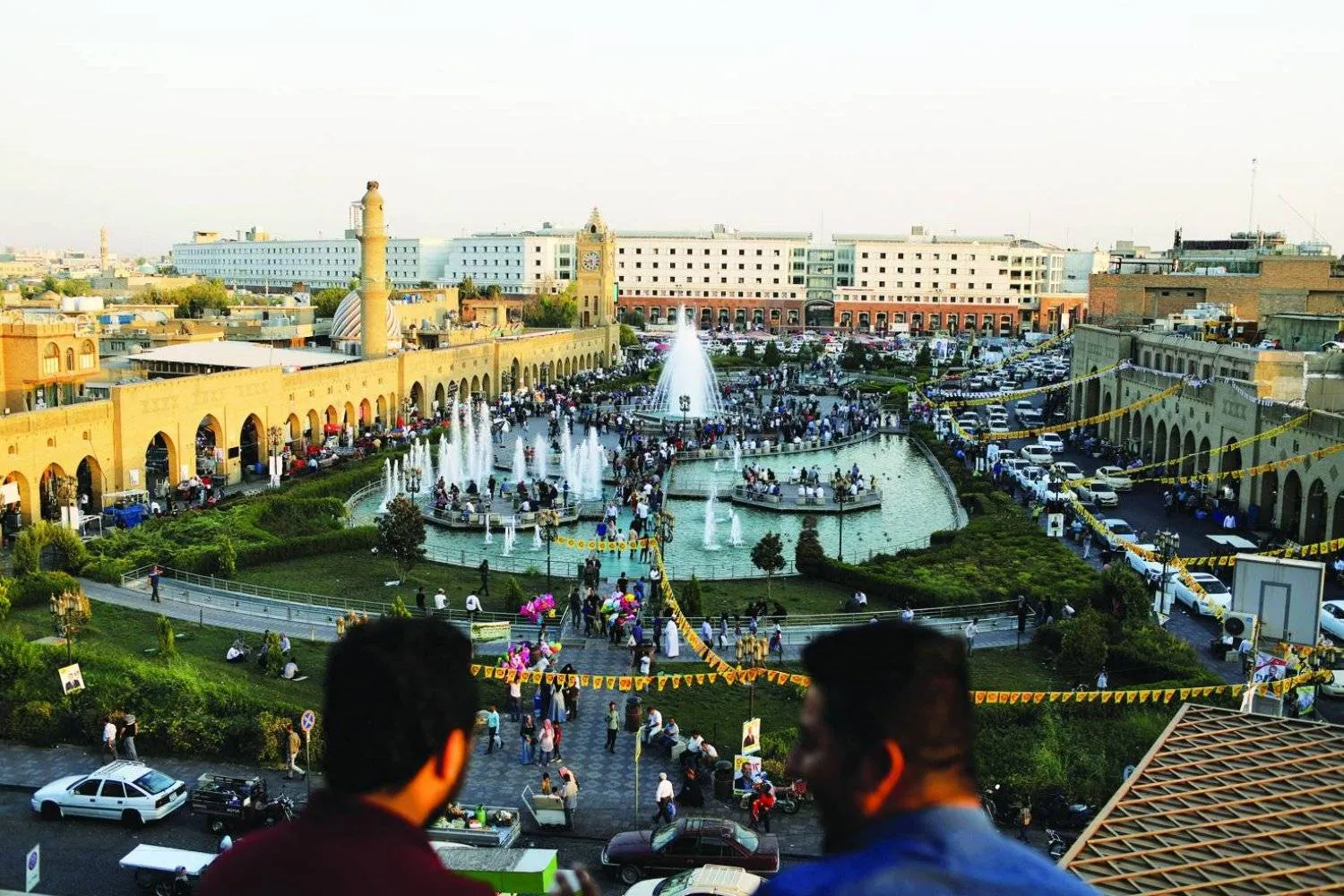 A picture from the ancient citadel in Erbil shows the city's old market. (File photo: Reuters) 