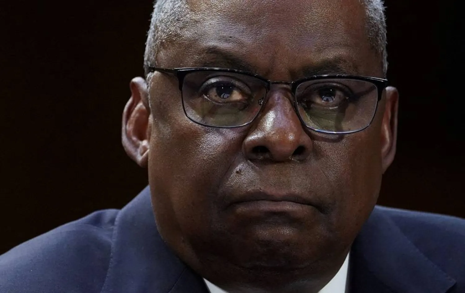 US Secretary of Defense Lloyd Austin testifies before a Senate Appropriations Committee hearing on Capitol Hill in Washington, US, October 31, 2023. (Reuters)