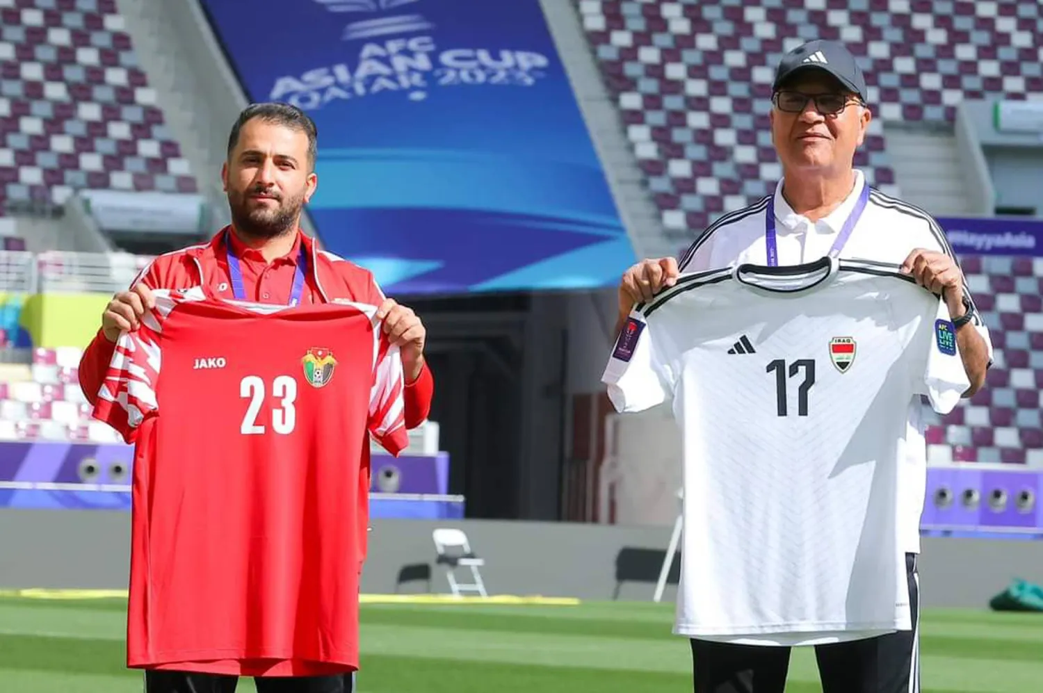 المنتخب العراقي سيرتدي الزي الأبيض في مواجهته المقبلة أمام  الأردن آسيوياً (الشرق الأوسط)