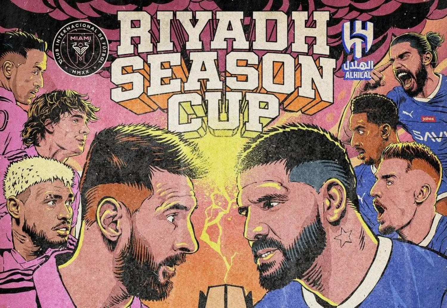 أولى مواجهات «كأس موسم الرياض» ستجمع الهلال وإنتر ميامي (موسم الرياض)