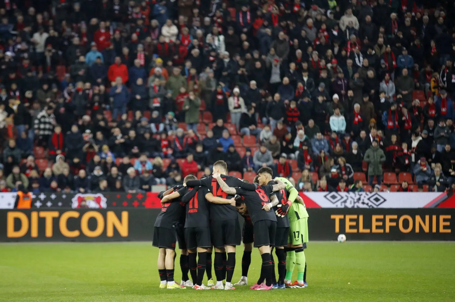 باير ليفركوزن أبرز المرشحين للتتويج بكأس ألمانيا (رويترز)