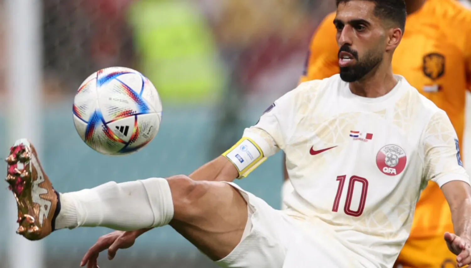 Hassan Al-Haydos warned that Qatar will have to deal with heightened expectations at the Asian Cup © Adrian DENNIS / AFP