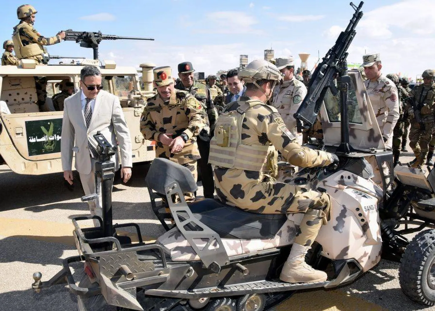 جانب من التدريب المصري - الهندي (المتحدث العسكري المصري)