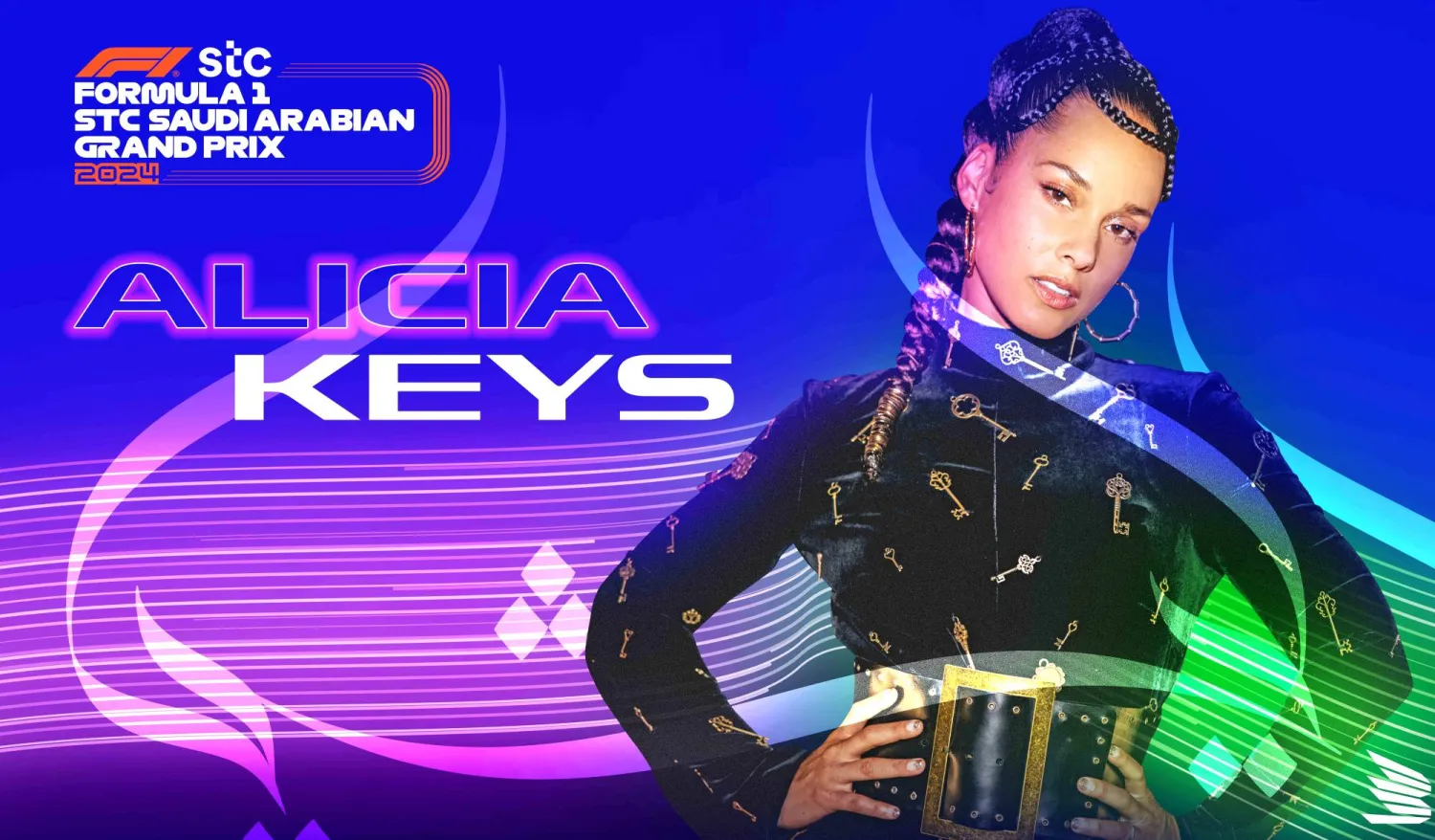 الفنانة العالمية إليشيا كيز ستشارك في الحفل الختامي لجائزة السعودية الكبرى لـ«فورمولا 1» 2024 في جدة (الشرق الأوسط)