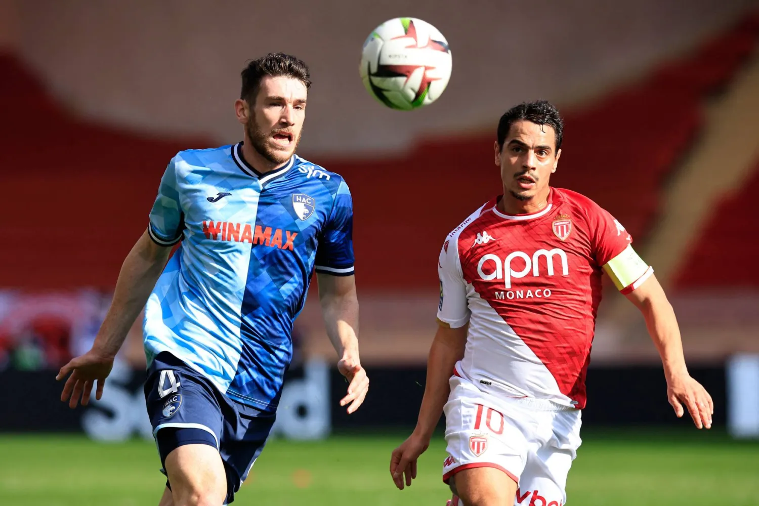 موناكو تعادل أمام ضيفه لوهافر 1-1 (أ.ف.ب)