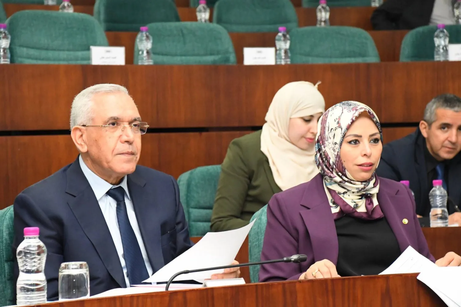 وزير العدل خلال عرض مشروع تعديل قانون العقوبات على النواب (البرلمان)