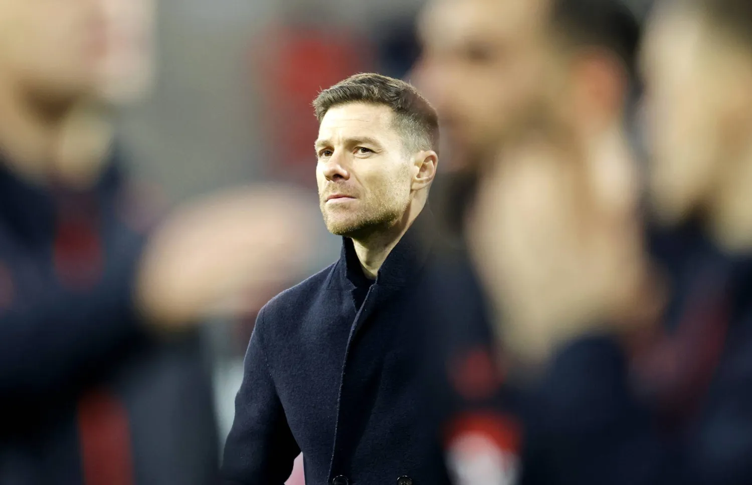 تشابي ألونسو مدرب باير ليفركوزن الألماني (إ.ب.أ)