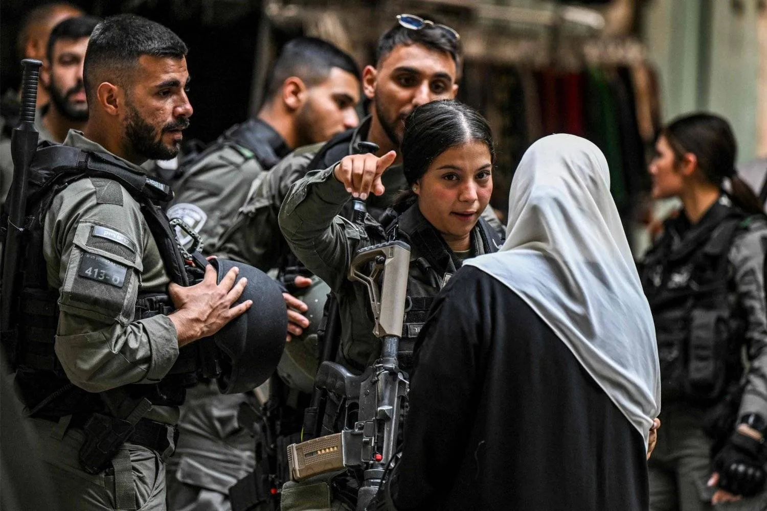 File photo. Residents burn tires in Jericho, in the West Bank, in protest against the Israeli forces’ raid on the town (AFP)