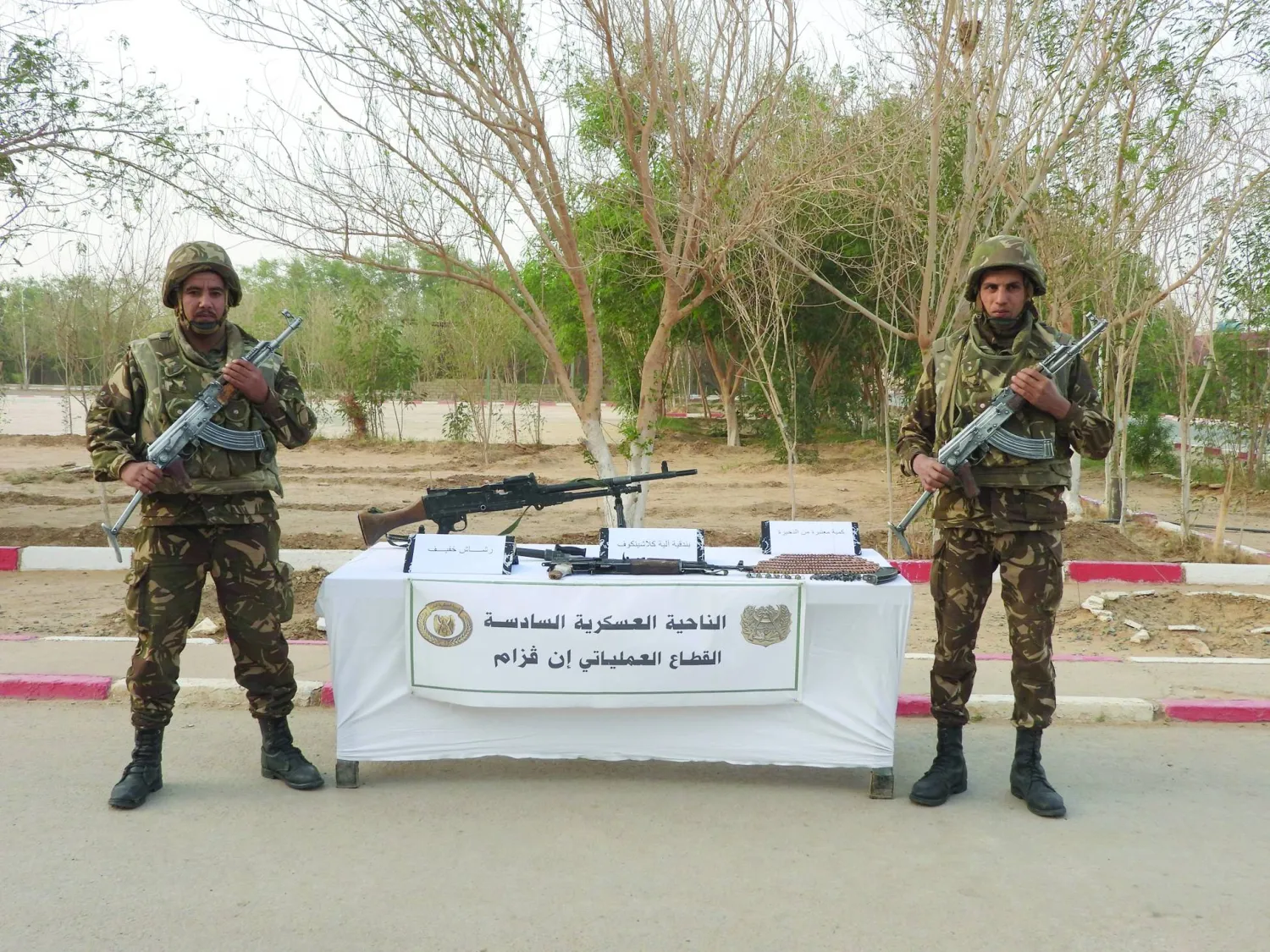 جانب من حصيلة عمليات الجيش الجزائري خلال شهر يناير 2024 (وزارة الدفاع)