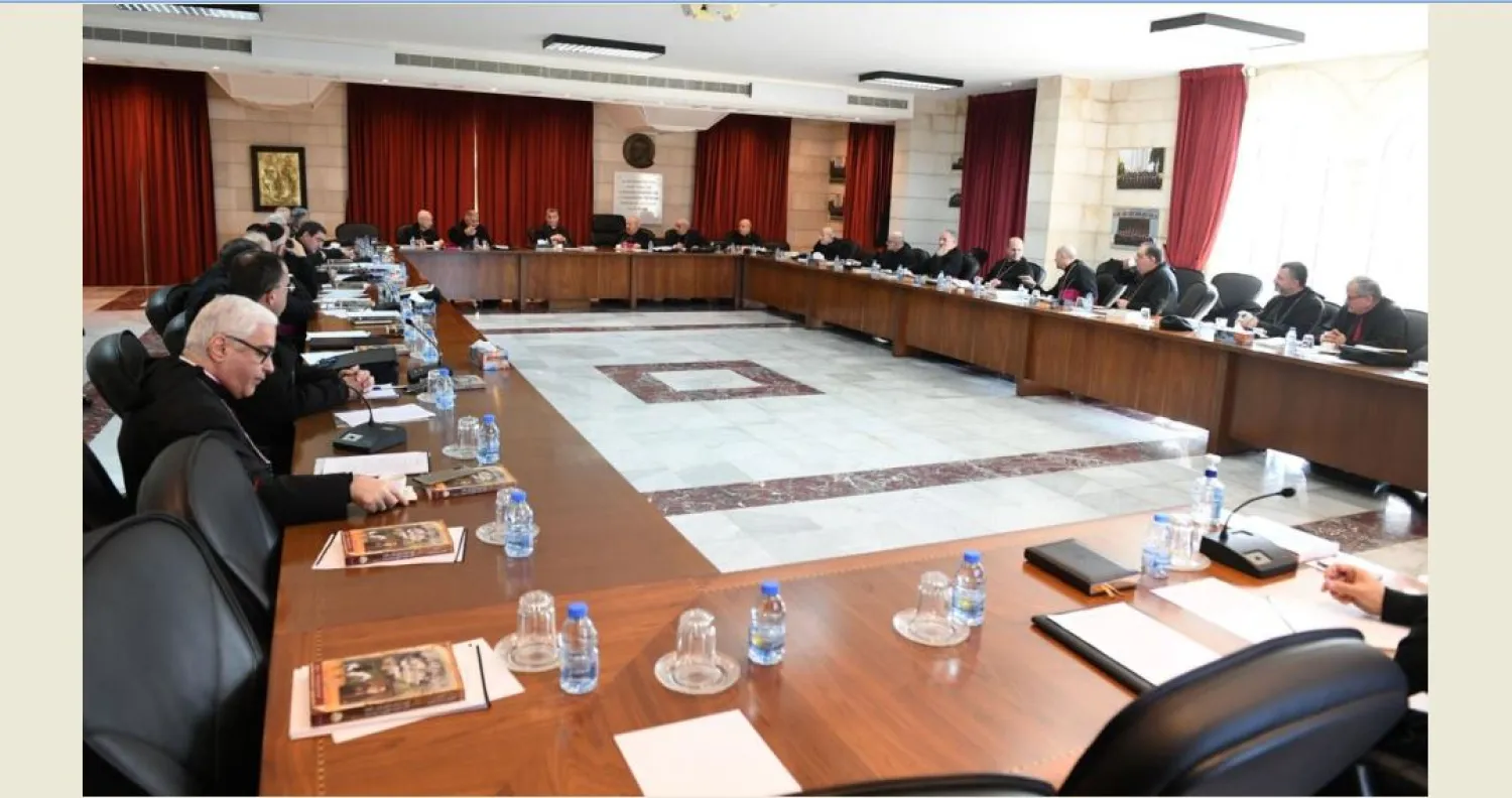 الاجتماع الأخير للمطارنة الموارنة (الوكالة الوطنية للإعلام)