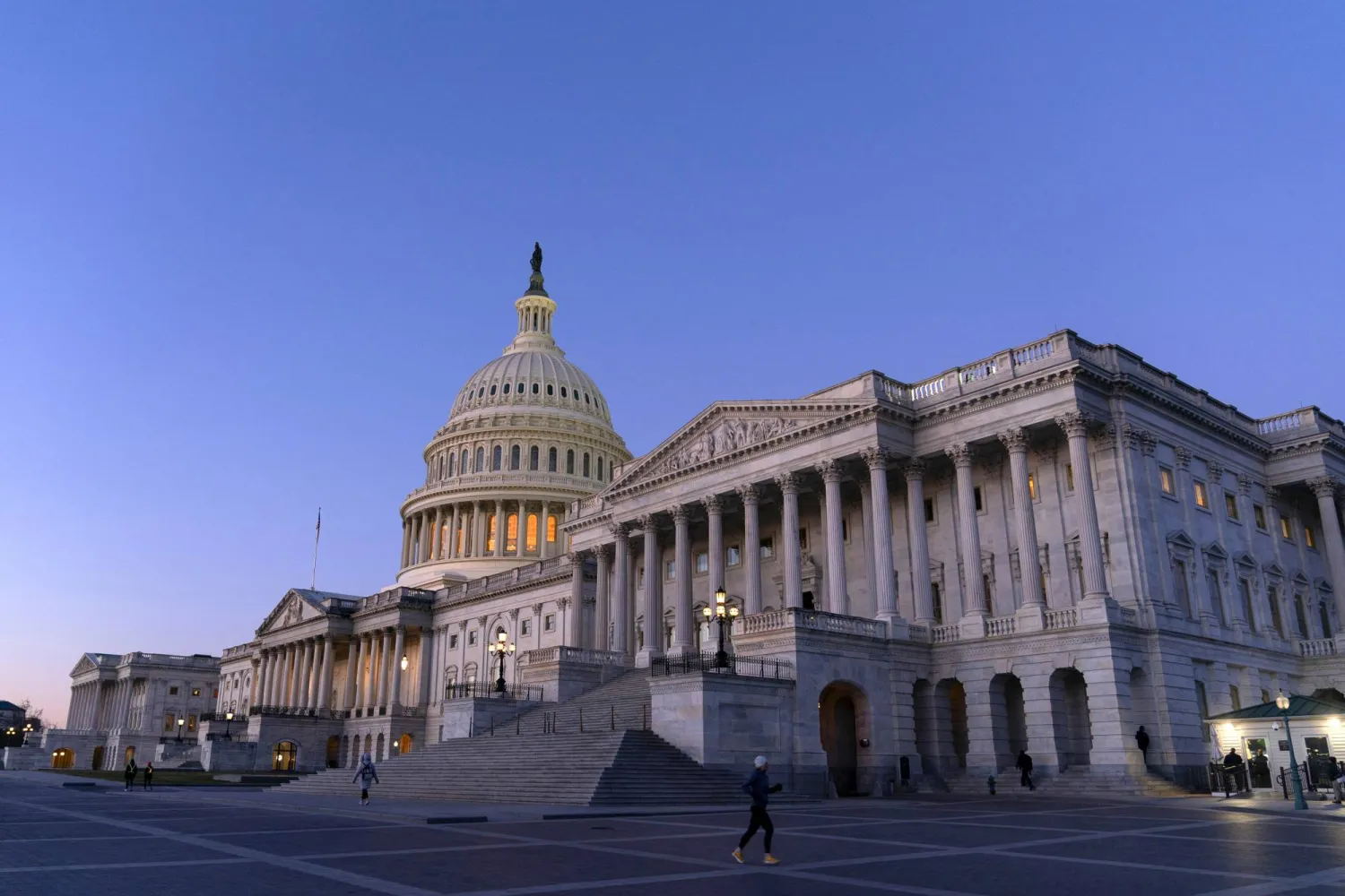 The US Capitol is seen at sunrise, Wednesday, Feb. 7, 2024, in Washington. (AP Photo/Jose Luis Magana)