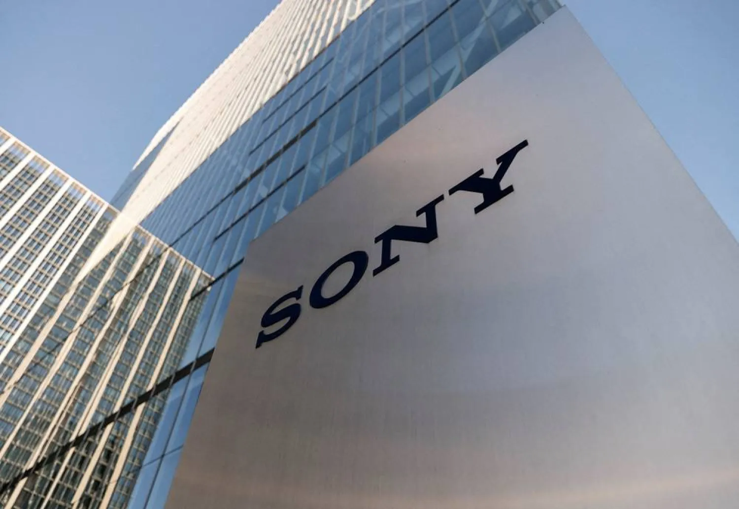 The Sony logo is displayed outside the company's headquarters in Tokyo, Japan February 16, 2023. (Reuters)