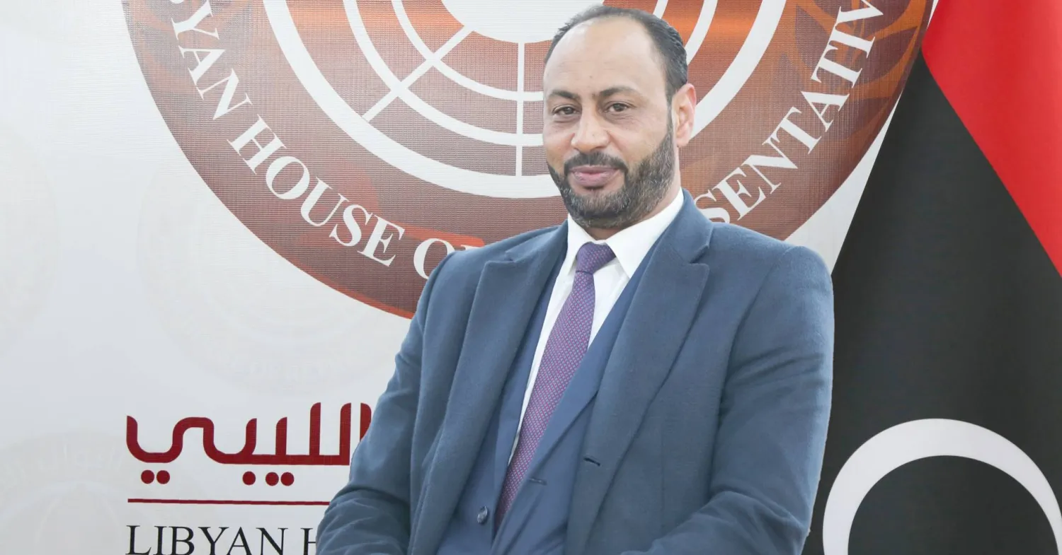 عضو مجلس النواب الليبي إدريس المغربي (الشرق الأوسط)