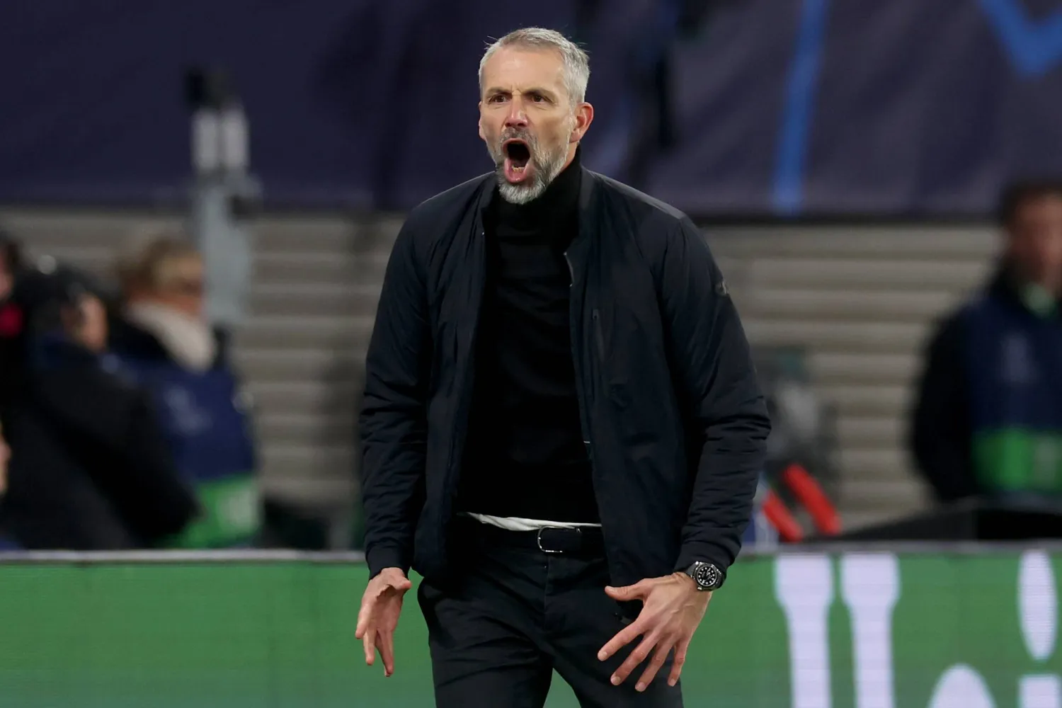 ماركو روزه مدرب فريق لايبزيغ الألماني (غيتي)