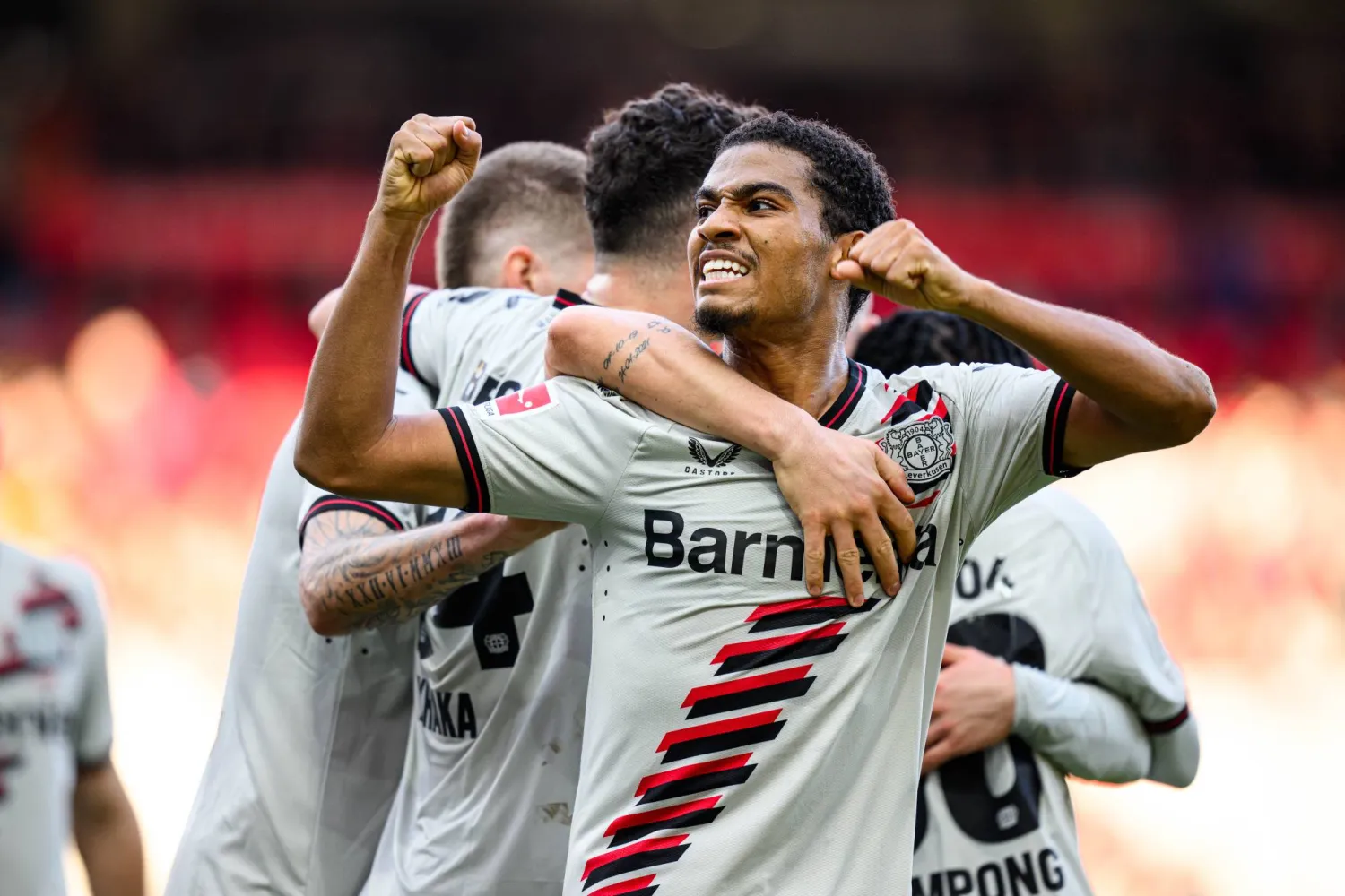 أمين عدلي يحتفل بهدفه في هايدنهايم (غيتي)