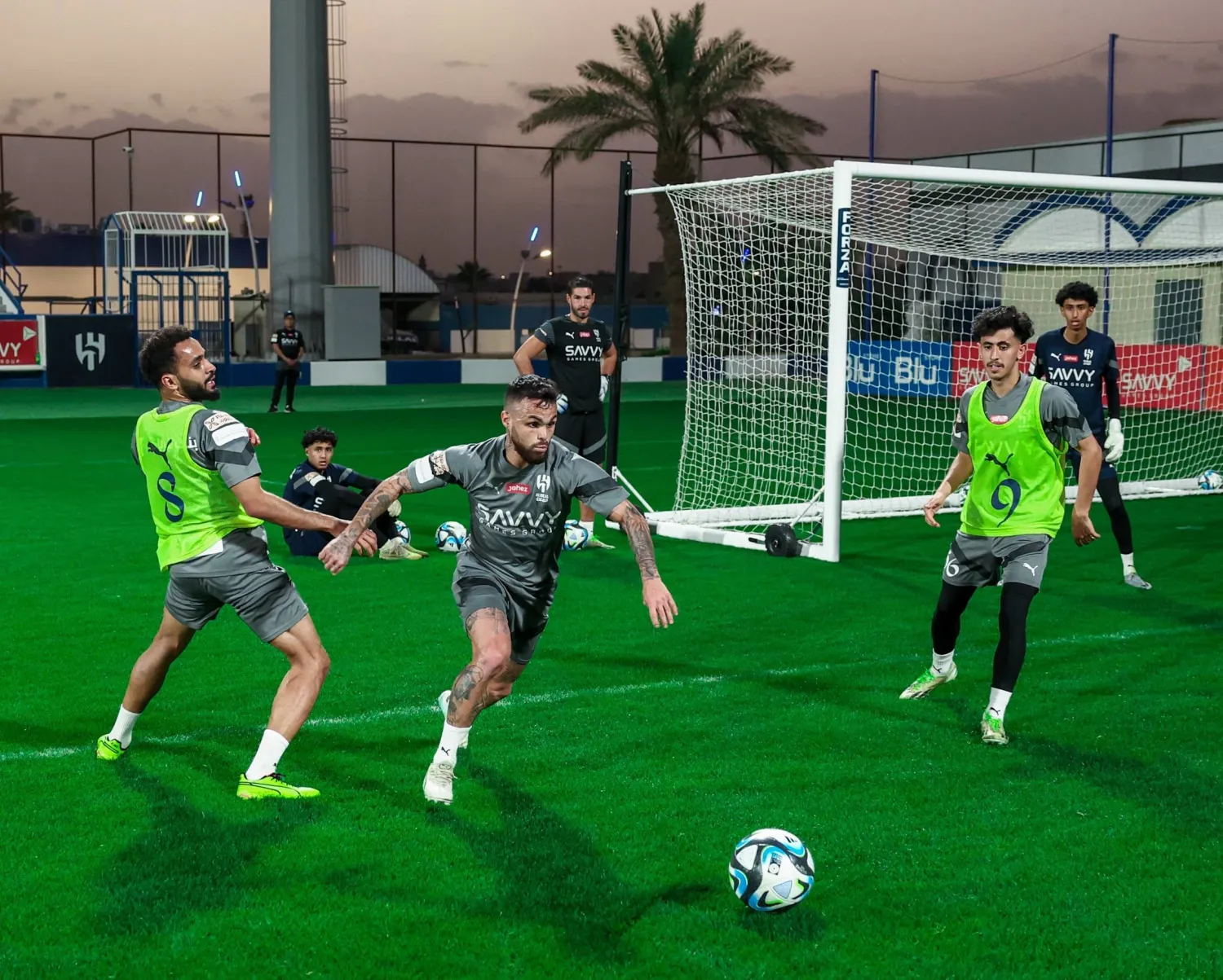 من تدريبات الهلال الأخيرة (نادي الهلال)