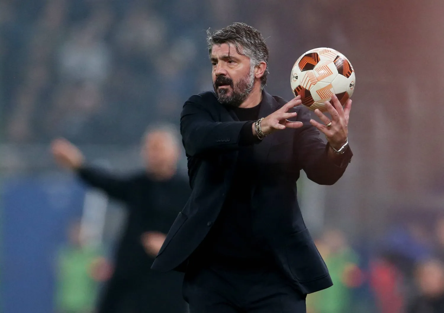 الإيطالي جينارو غاتوزو مدرب مرسيليا (رويترز)