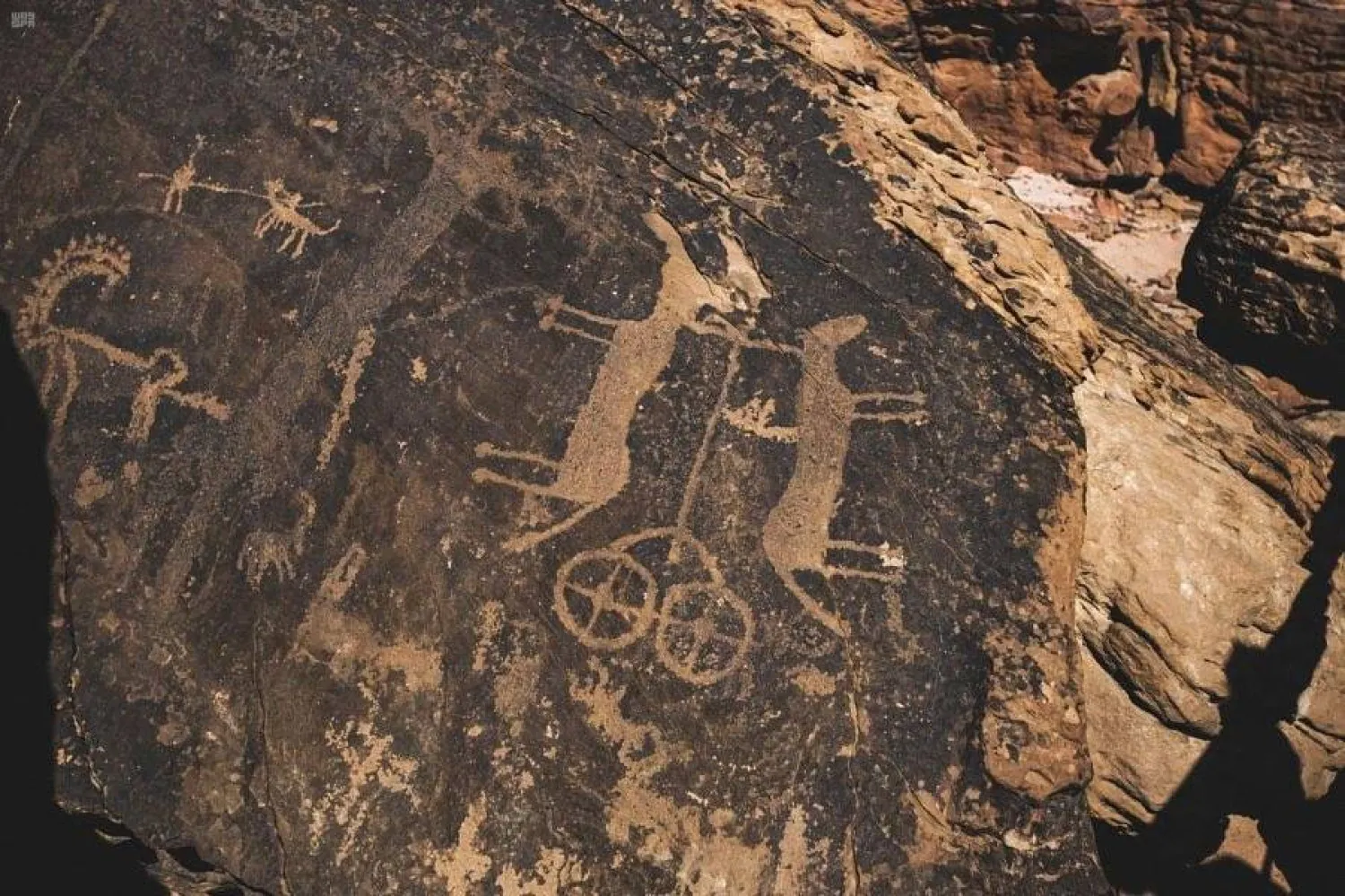 تحتضن المحمية نقوش جبة التي تعود إلى أكثر من 3500 عام قبل الميلاد ـ (واس)