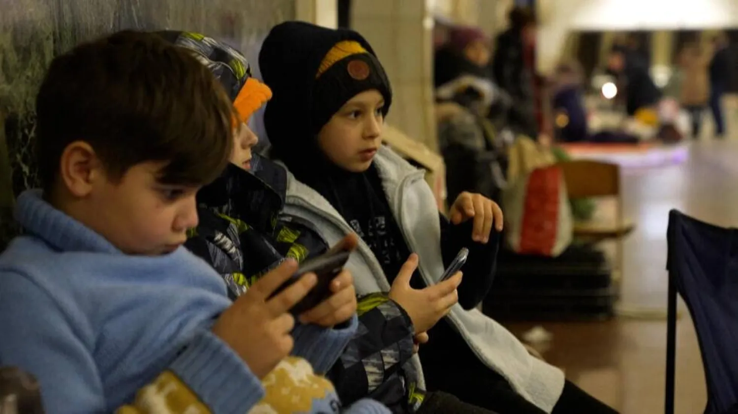 Groups of children began to be transferred from Ukraine to Russia under the scheme in October- AFP