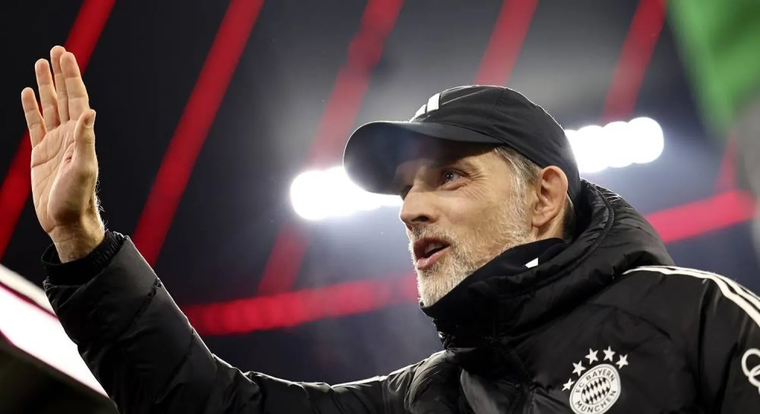 Bayern Munich's head coach Thomas Tuchel gestures before the German Bundesliga soccer match between FC Bayern Munich and VfB Stuttgart in Munich, Germany, 17 December 2023 (re-issued 21 February 2024). (EPA)