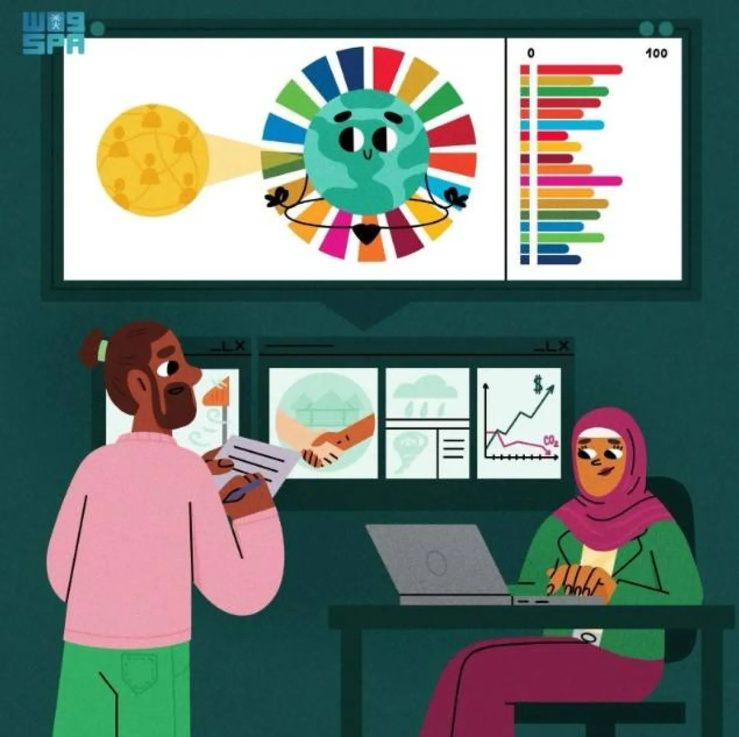 King Abdullah University of Science and Technology (KAUST) launched its first educational initiative designed to enhance scientific and sustainability literacy for children. SPA