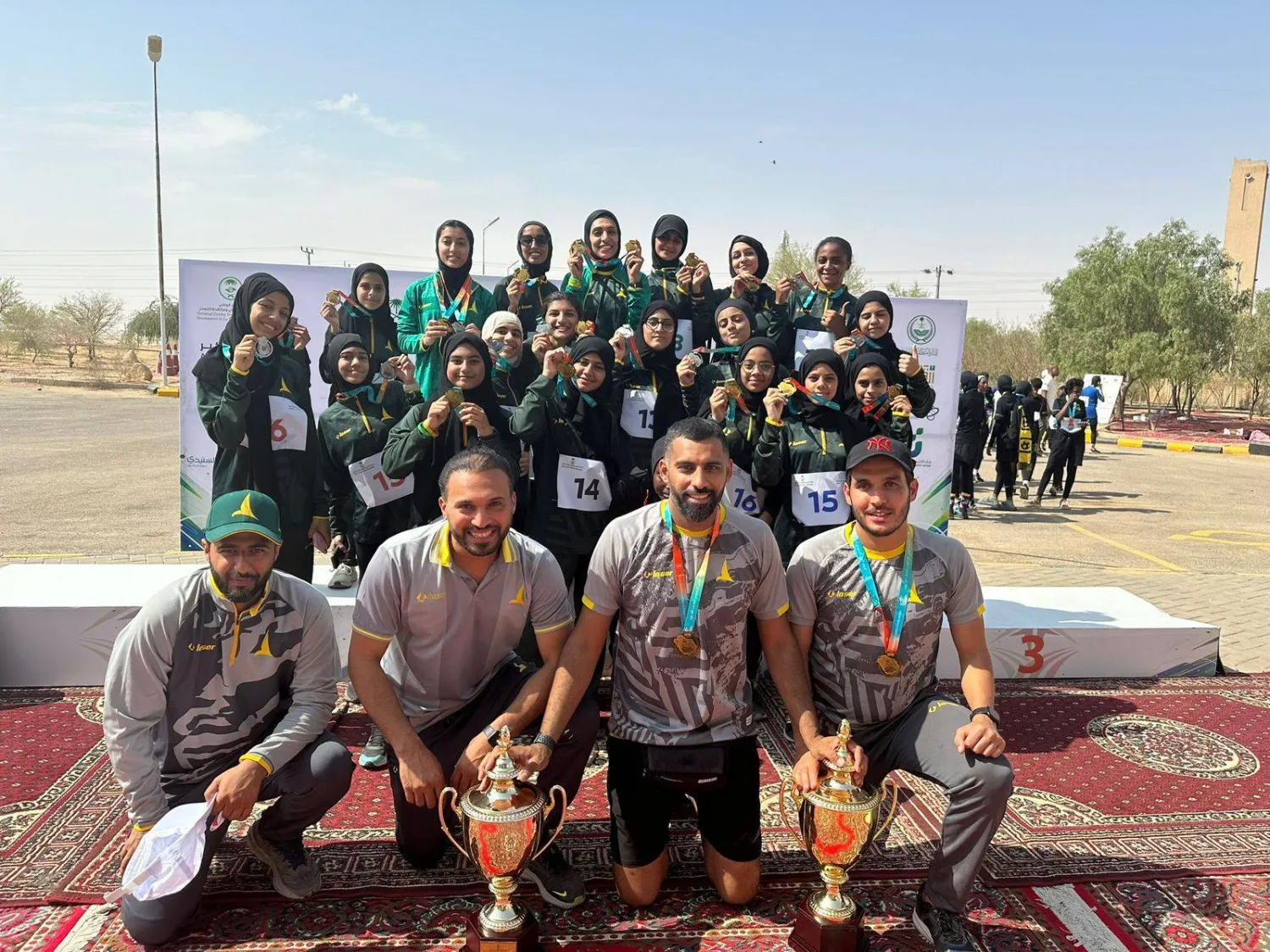 سيدات الخليج حققن صدارة منافسات ألعاب القوى 2023 (الشرق الأوسط)