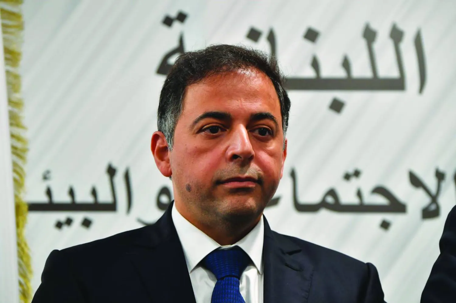 حاكم مصرف لبنان بالإنابة وسيم منصوري (الشرق الأوسط)
