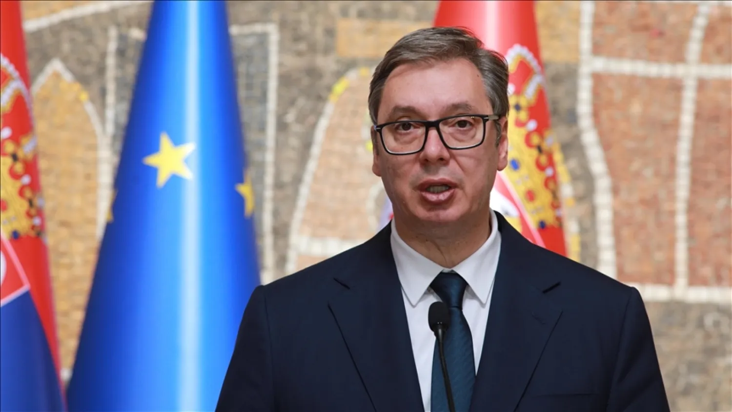 Sırbistan Cumhurbaşkanı Aleksandar Vucic (AA)