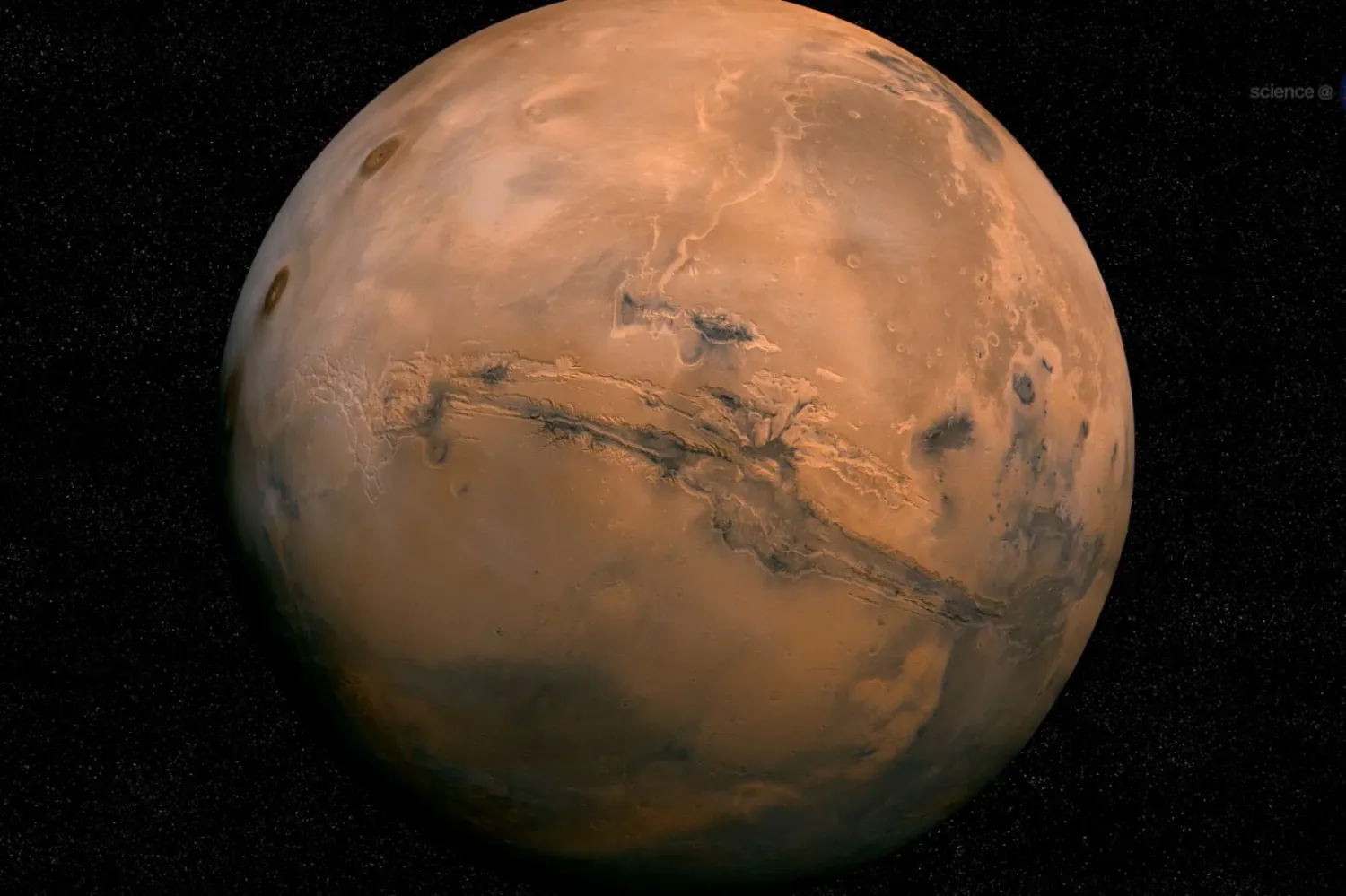 Mars, Dünya'dan yaklaşık 225 milyon kilometre uzakta (NASA)
