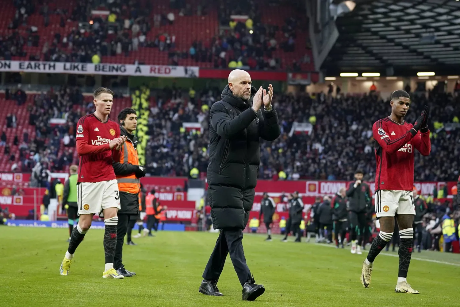 تين هاغ مدرب مانشستر يونايتد (أ.ب)