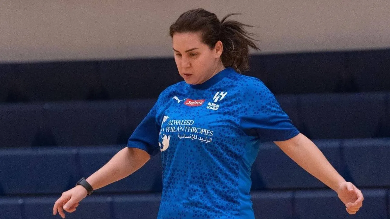 رنا الخطيب لاعبة نادي الهلال (الشرق الأوسط)