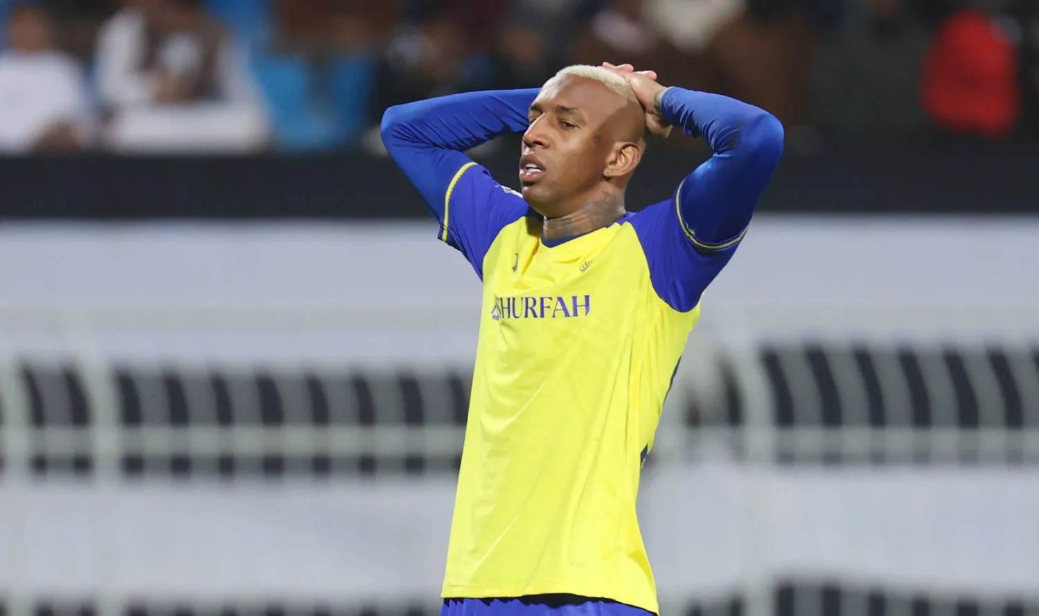 إصابة تاليسكا زادت أوضاع النصر سوءاً على سوء (تصوير: عبد العزيز النصر)