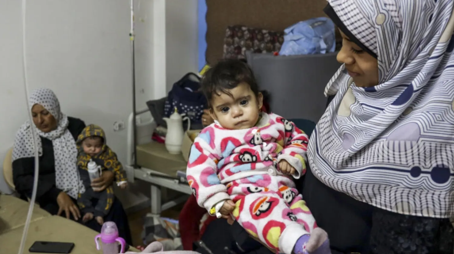 The fast-deteriorating conditions in Gaza have struck fear into the hearts of pregnant women and presented mothers with stark challenges © - / AFP
