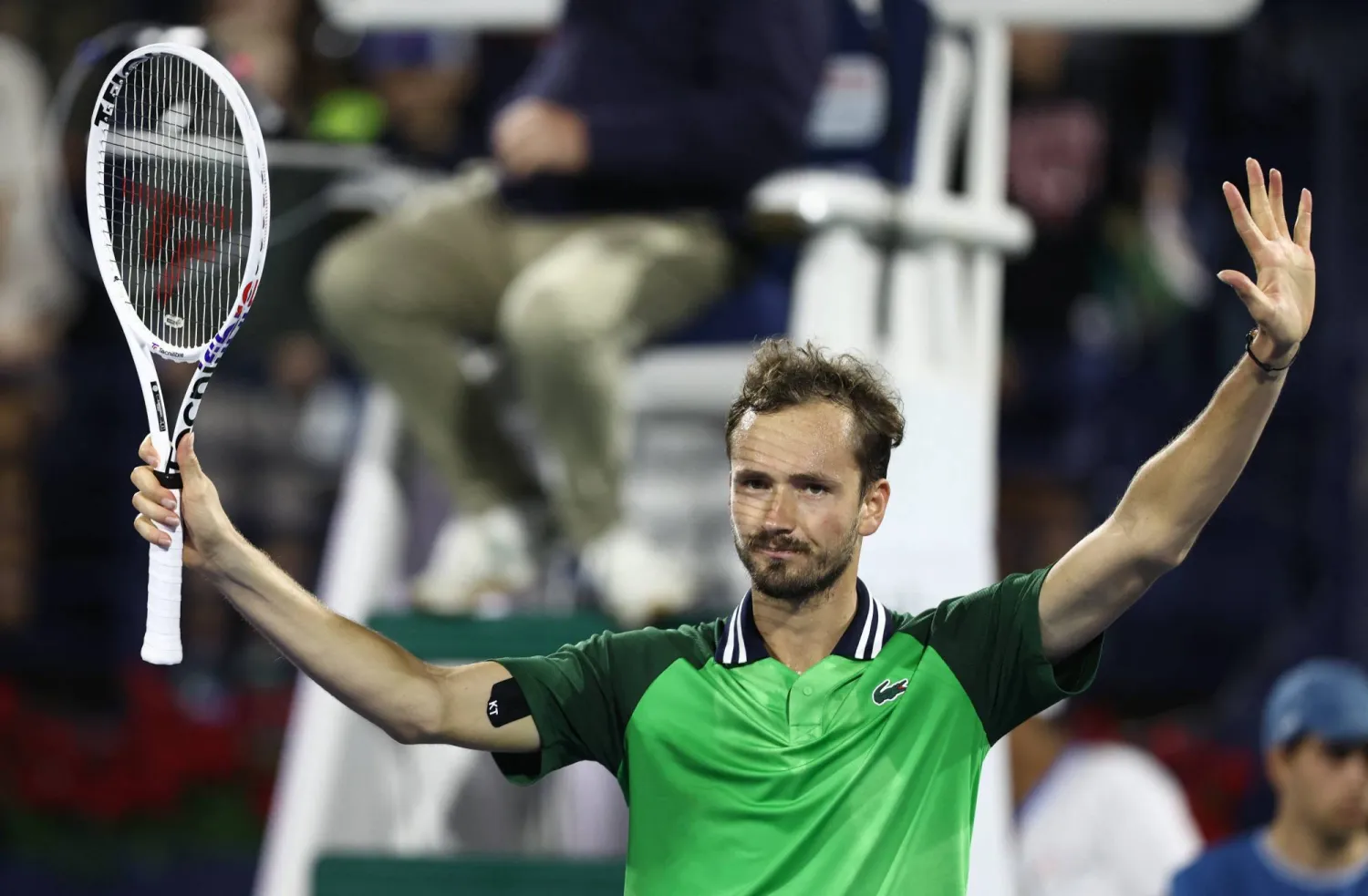 الروسي دانييل ميدفيديف المصنّف الرابع عالمياً (رويترز)