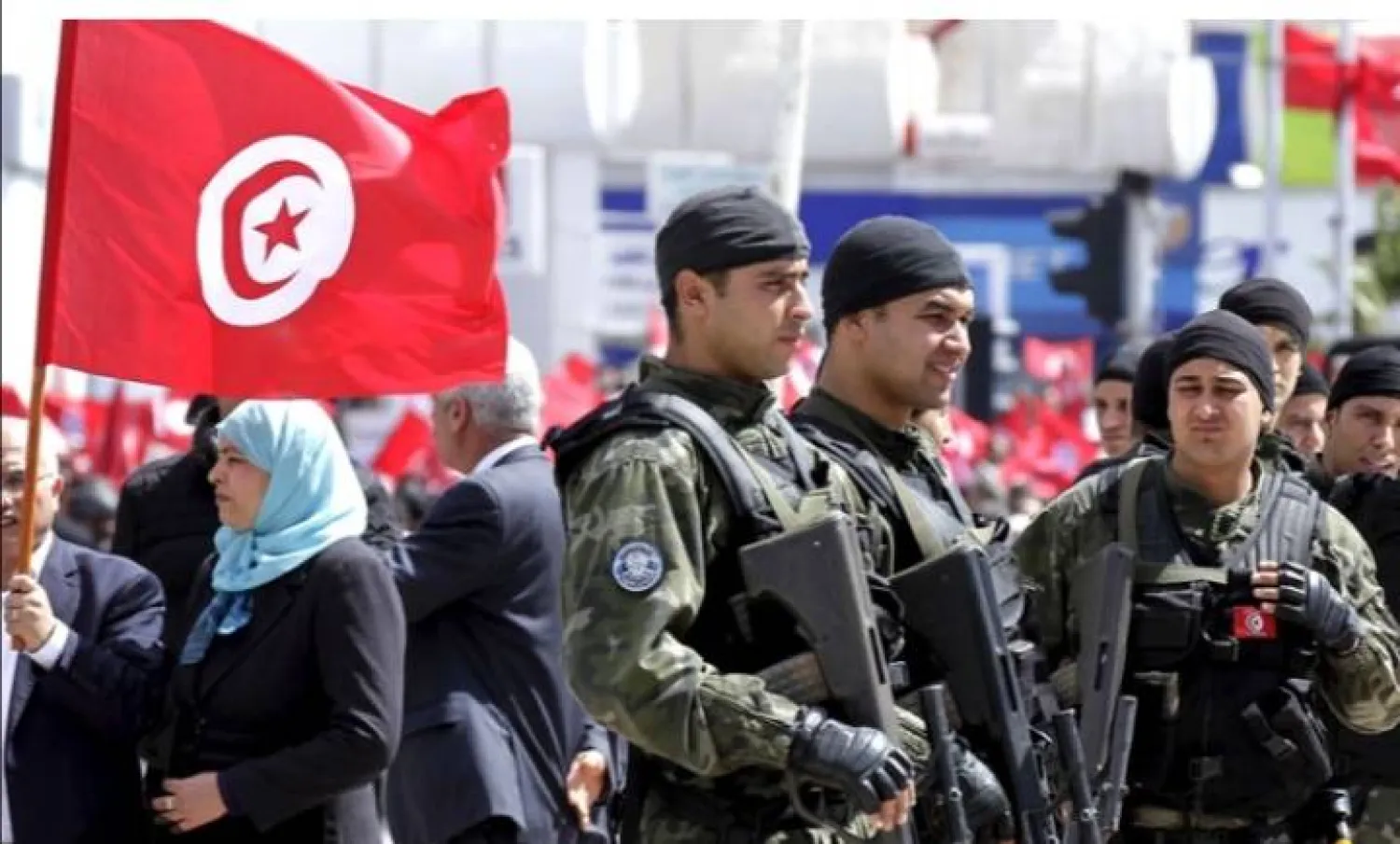 قوات مكافحة الإرهاب في حالة استنفار قرب محكمة تونس (متداولة في وسائل الإعلام التونسية)