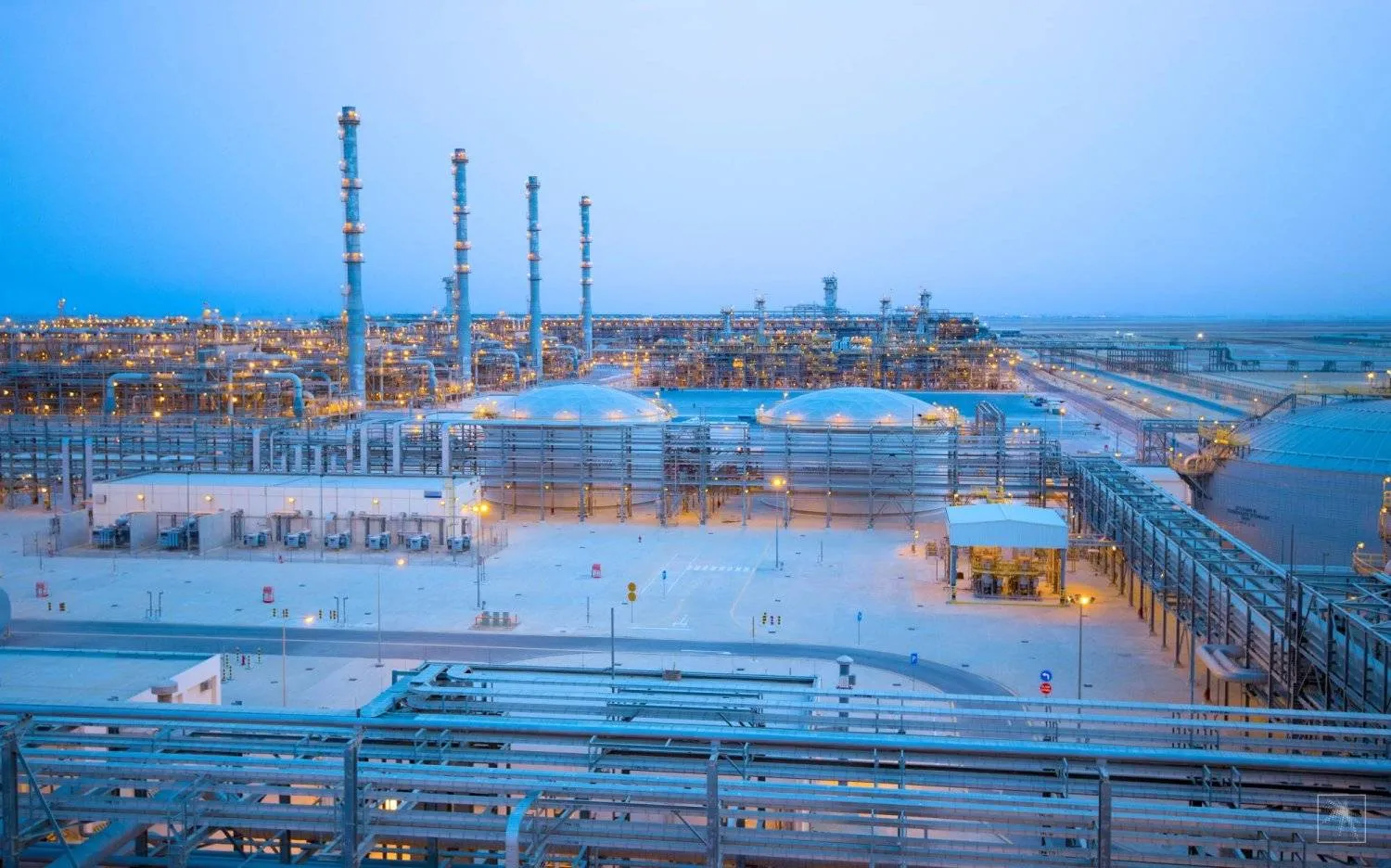 The Saudi Aramco announced on Sunday its full-year 2023 financial results, reporting a net income of $121.3 billion, its second-highest ever net income. (Aramco)