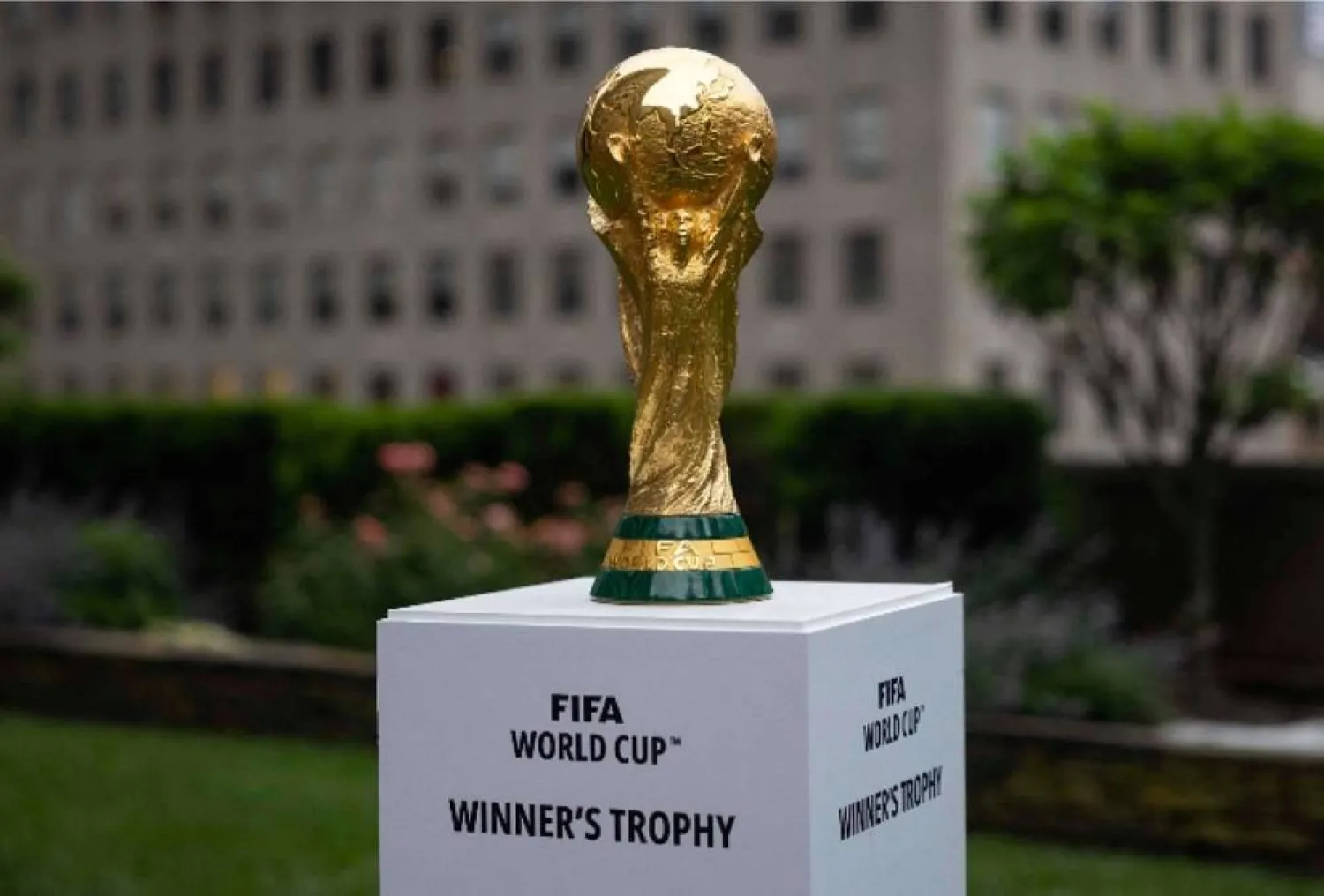 The FIFA World Cup trophy. (AFP file photo)