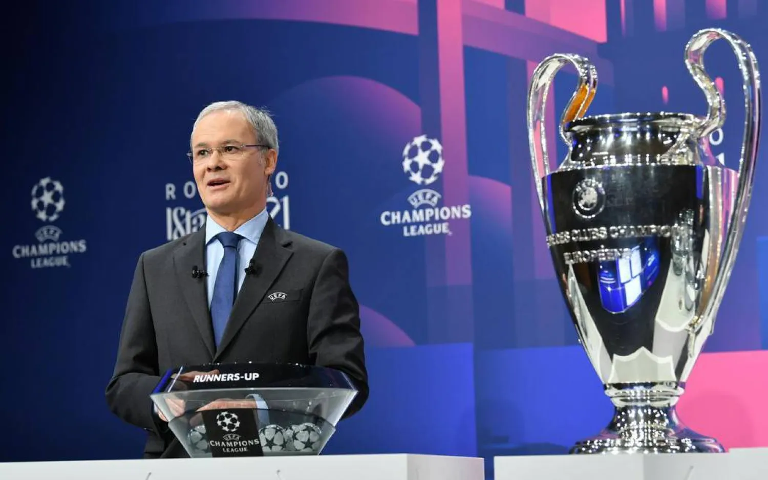 جورجيو ماركيتي نائب الأمين العام للاتحاد الأوروبي لكرة القدم (الشرق الأوسط)