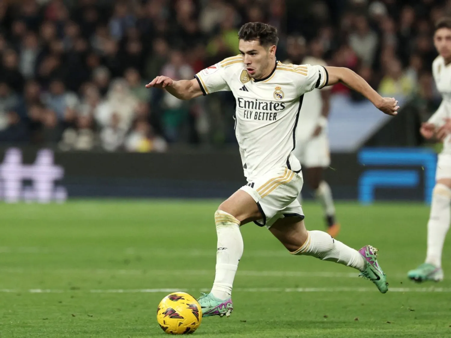 براهيم دياز نجم ريال مدريد الإسباني (أ.ف.ب)