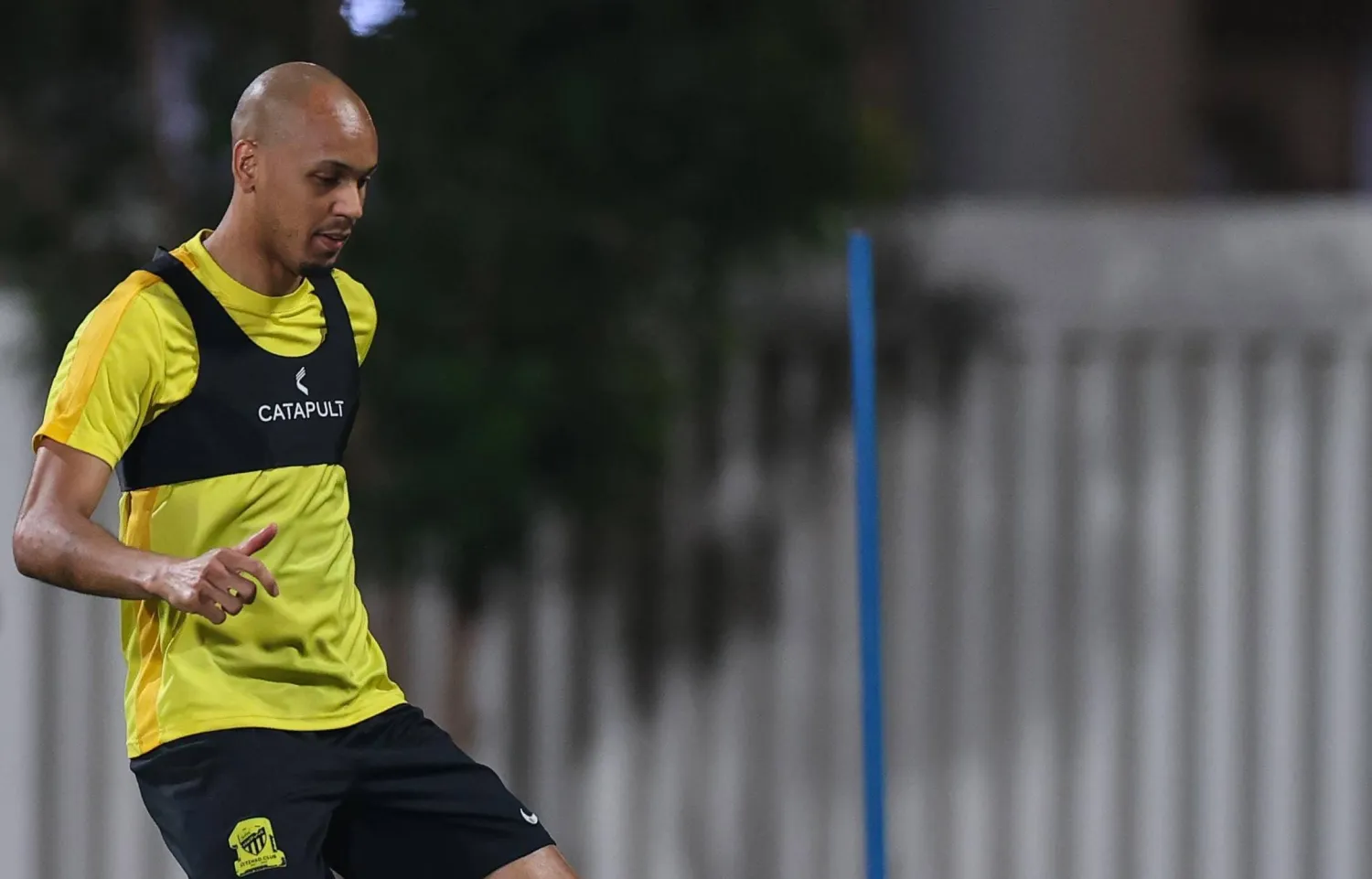 لاعب الوسط البرازيلي فابينيو (نادي الاتحاد)