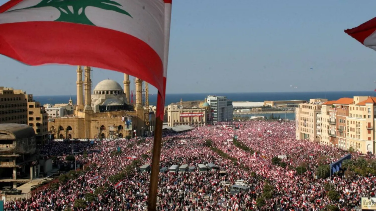 مظاهرات «14 آذار» كانت أكبر تجمع شعبي في لبنان (موقع الكتائب)