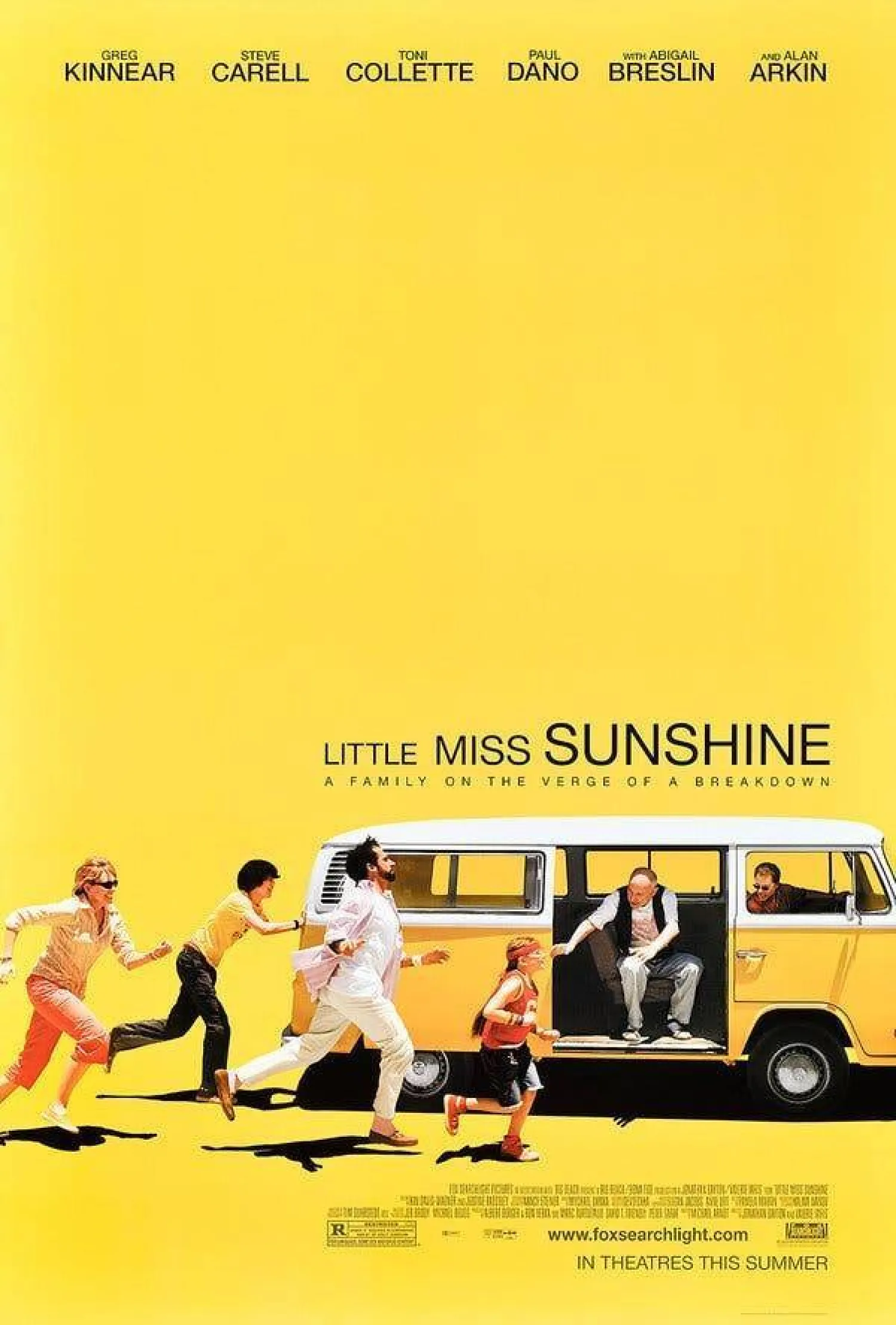 Bold bright design for the “Little Miss Sunshine” poster. Credit: Poster House